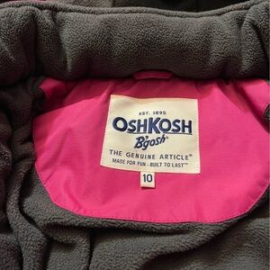 OshKosh B'gosh Fuchsia and Charcoal Jacket